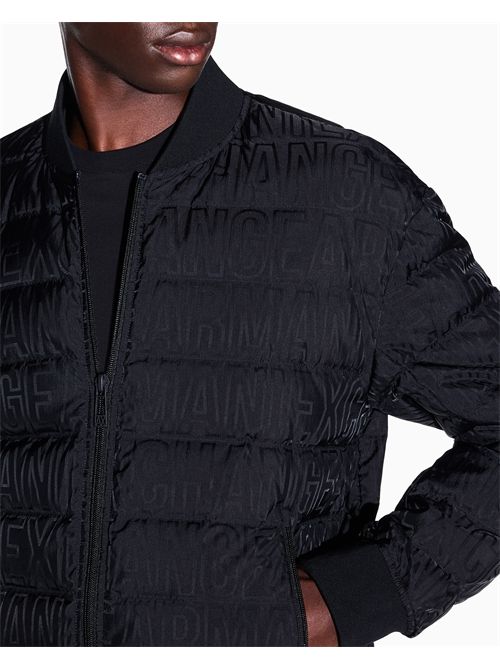 Piumino in nylon jacquard con dettagli in maglia ARMANI EXCHANGE | XM003310AF28563/FC340